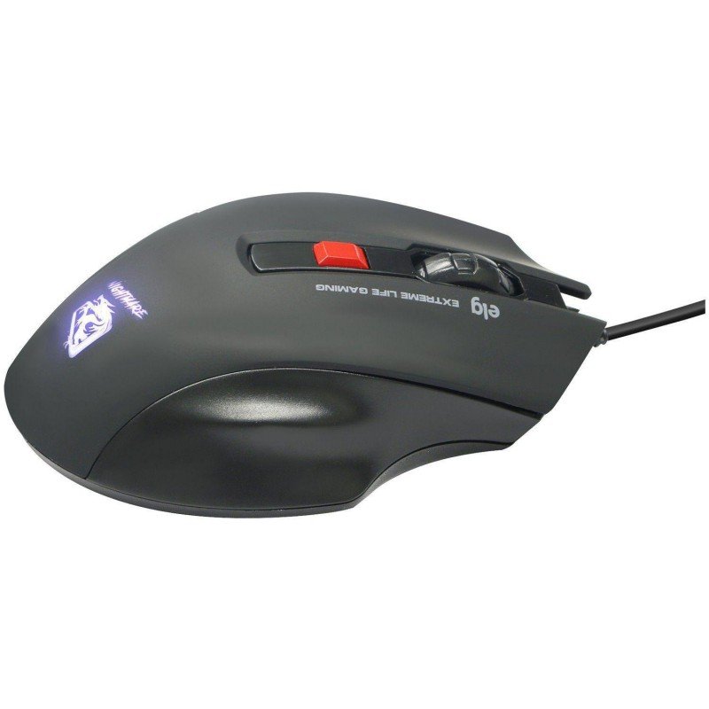 MOUSE GAMER NIGHTMARE 4.000M DPI 7 CORES ELG
