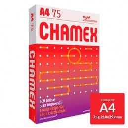 Papel A4 500 Folhas - CHAMEX