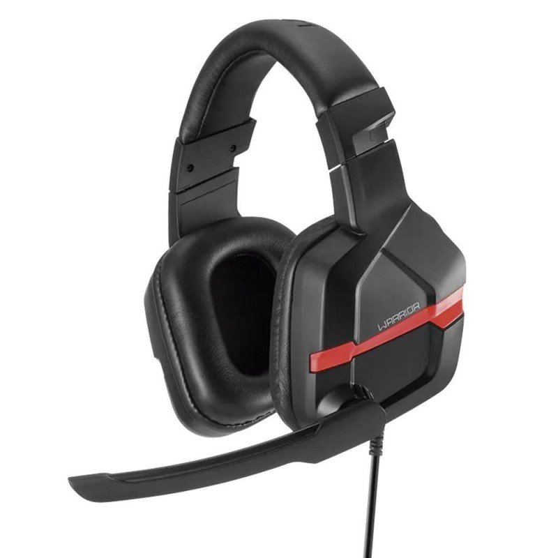 Headset Gamer Warrior Straton, LeD Branco, Cabo Usb Drivers 50mm