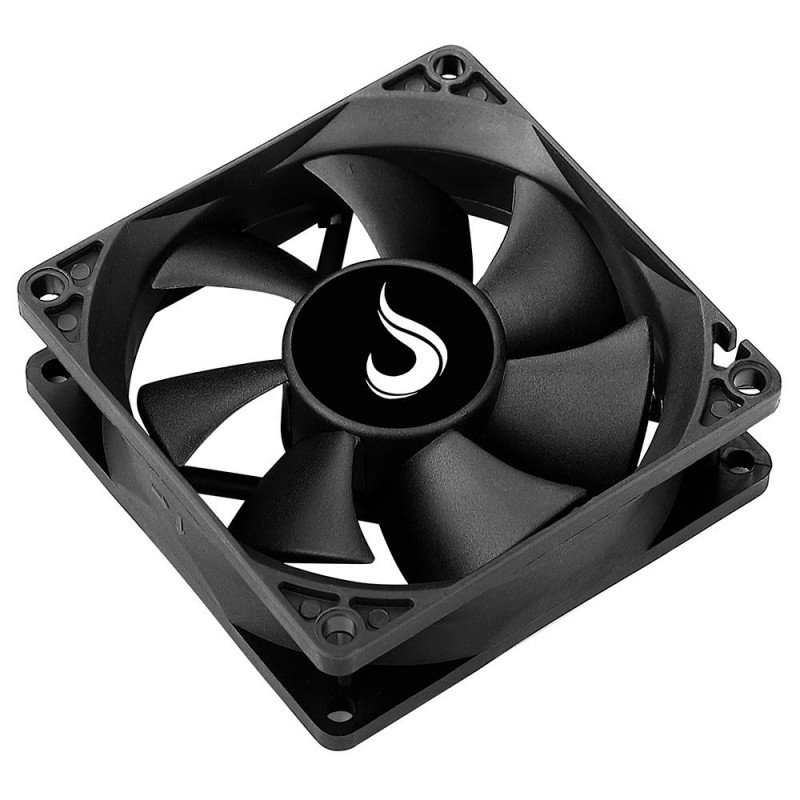 COOLER FAN BLACK 80MM (RMBK02FB) - RISEMODE