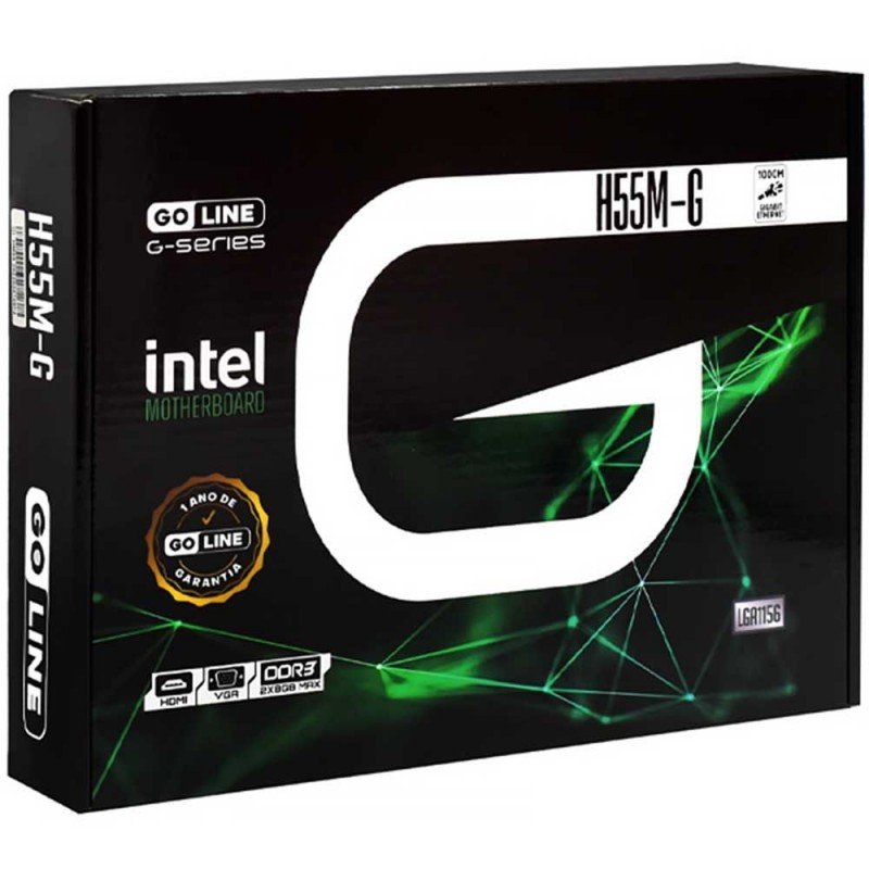 PLACA MAE LGA 1156 1ªGer. H55 DDR3 - GOLINE