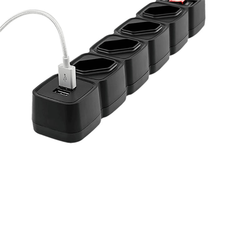 RÉGUA 4 TOMADAS 2X USB EPE204  - INTELBRAS