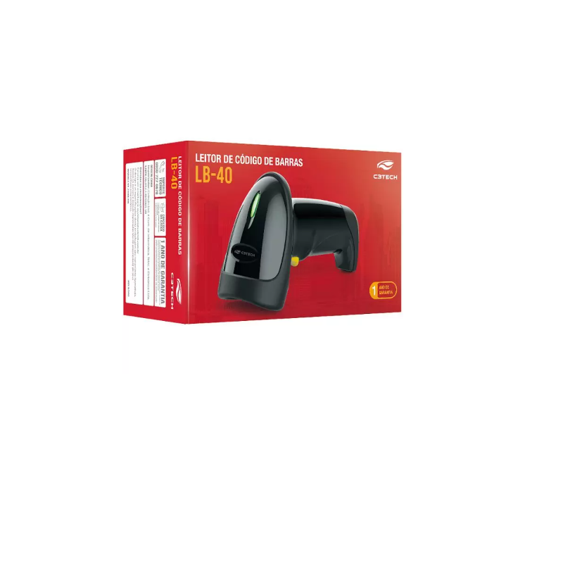 Leitor de Código de barras LB-40 - C3-Tech