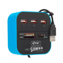 COMBO HUB USB COM LEITOR DE...