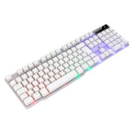 TECLADO GAMER RGB BRANCO -...