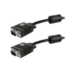 CABO VGA+VGA 1.5M PRETO COM...