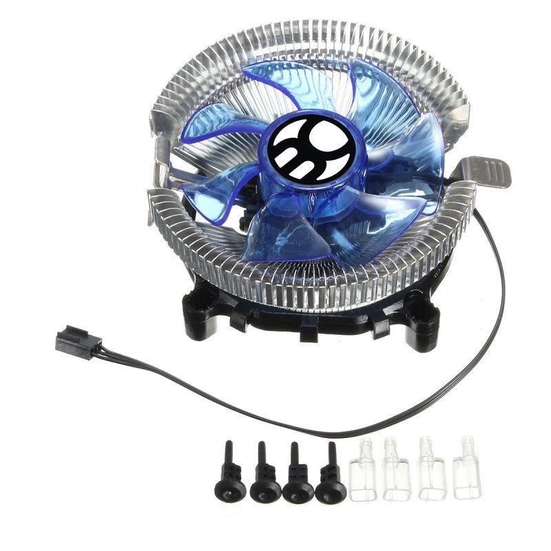 COOLER UNIVERSAL INTEL E AMD BREEZE V2 - BLUECASE