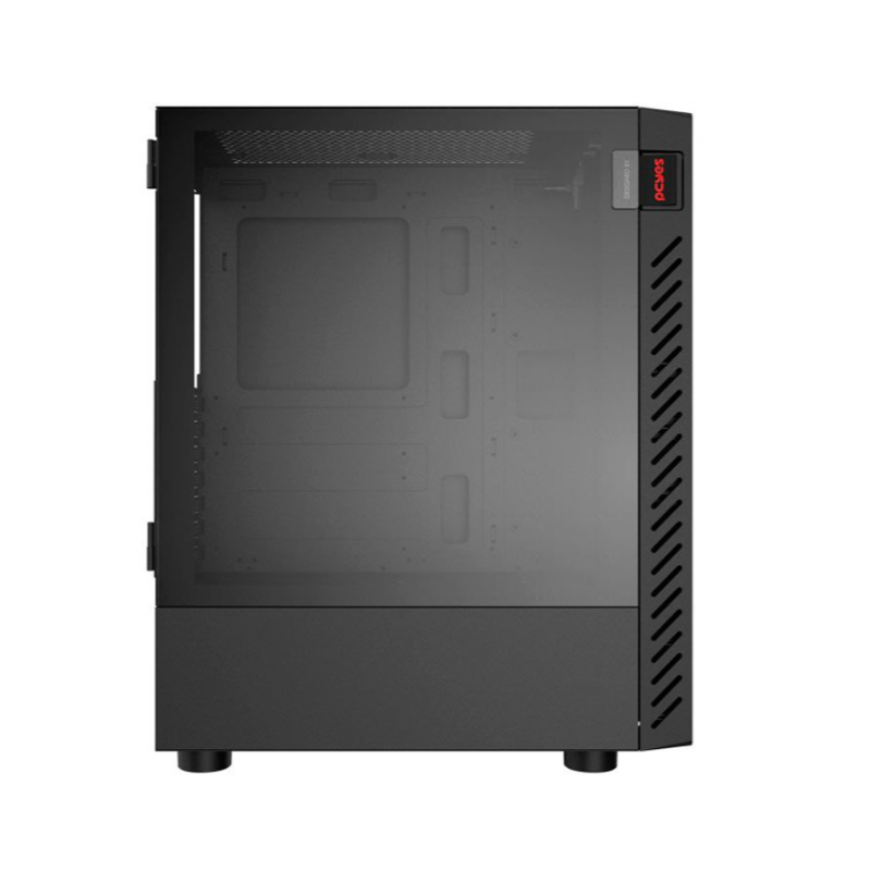 GABINETE GAMER BOLTER BLACK VULCAN  LATERAL VIDRO - PCYES
