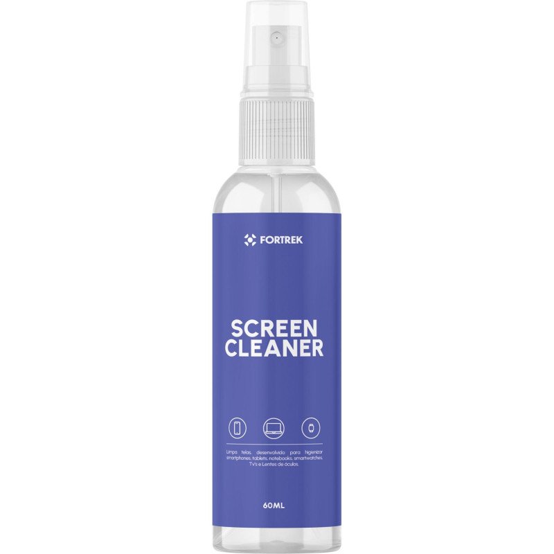 LIMPA TELAS COM FLANELA 60ML - FORTREK
