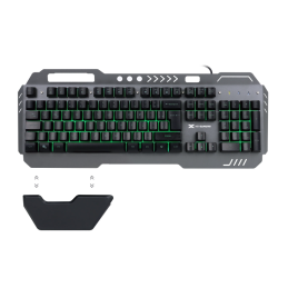 TECLADO GAMER LED ARMOR -...