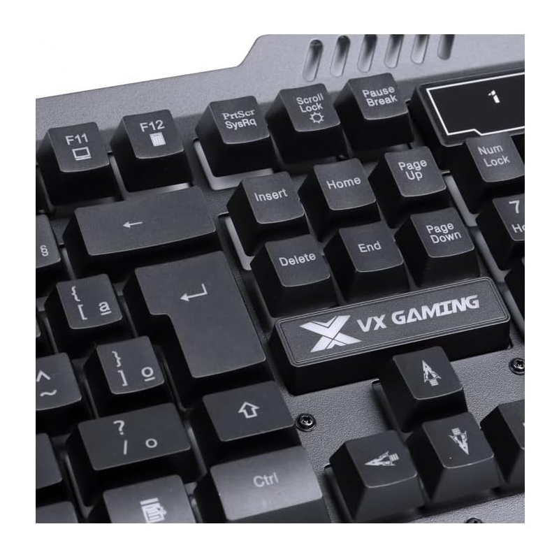 TECLADO GAMER LED VERMELHO SHIELD - VINIK