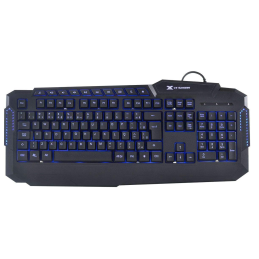 TECLADO GAMER LED  3 CORES...