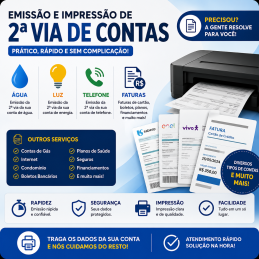 EMISSAO DE 2 VIAS DE FATURAS