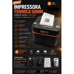 IMPRESSORA TERMICA 58MM - SOS